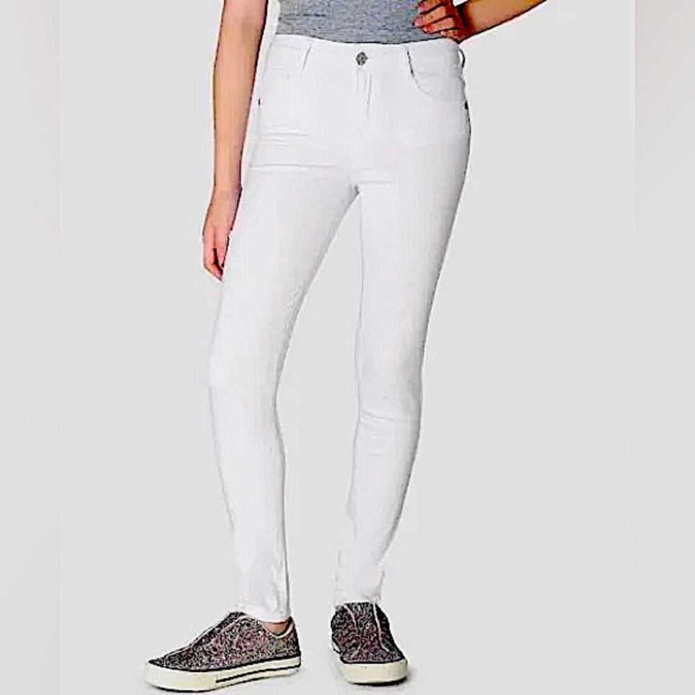 Epic Threads Slim Straight White Jeans